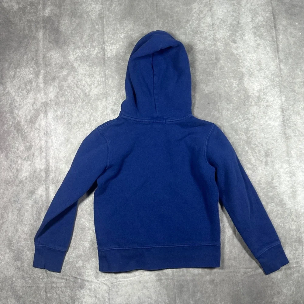 Polo Ralph Lauren Kids Size S 8 Royal Blue Fleece Pullover Hoodie Pony Logo‎